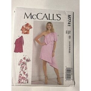 McCall's 7741 Sewing Pattern Misses Top Dress Size E5 14-22 Uncut Factory Folded